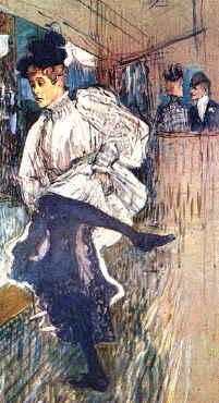  Henri  Toulouse-Lautrec Jane Avril Dancing oil painting image